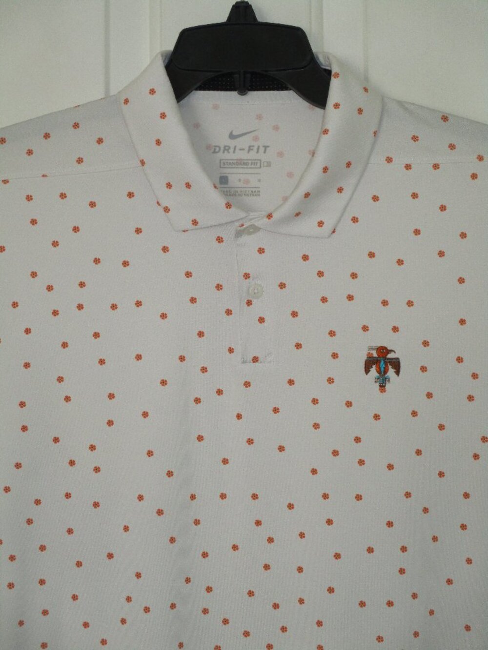 Nike Dri-Fit Mens S/S "Thunderbird C.C. (CA) Golf Polo Shirt NWOT - Size Large
